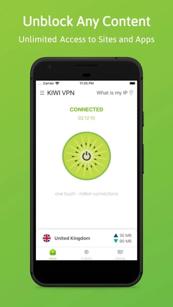 Kiwi VPN Internet más rápido MOD