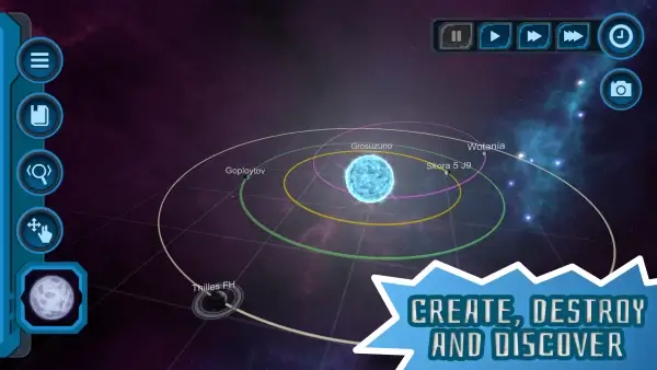 Cosmos portátil: juego espacio MOD